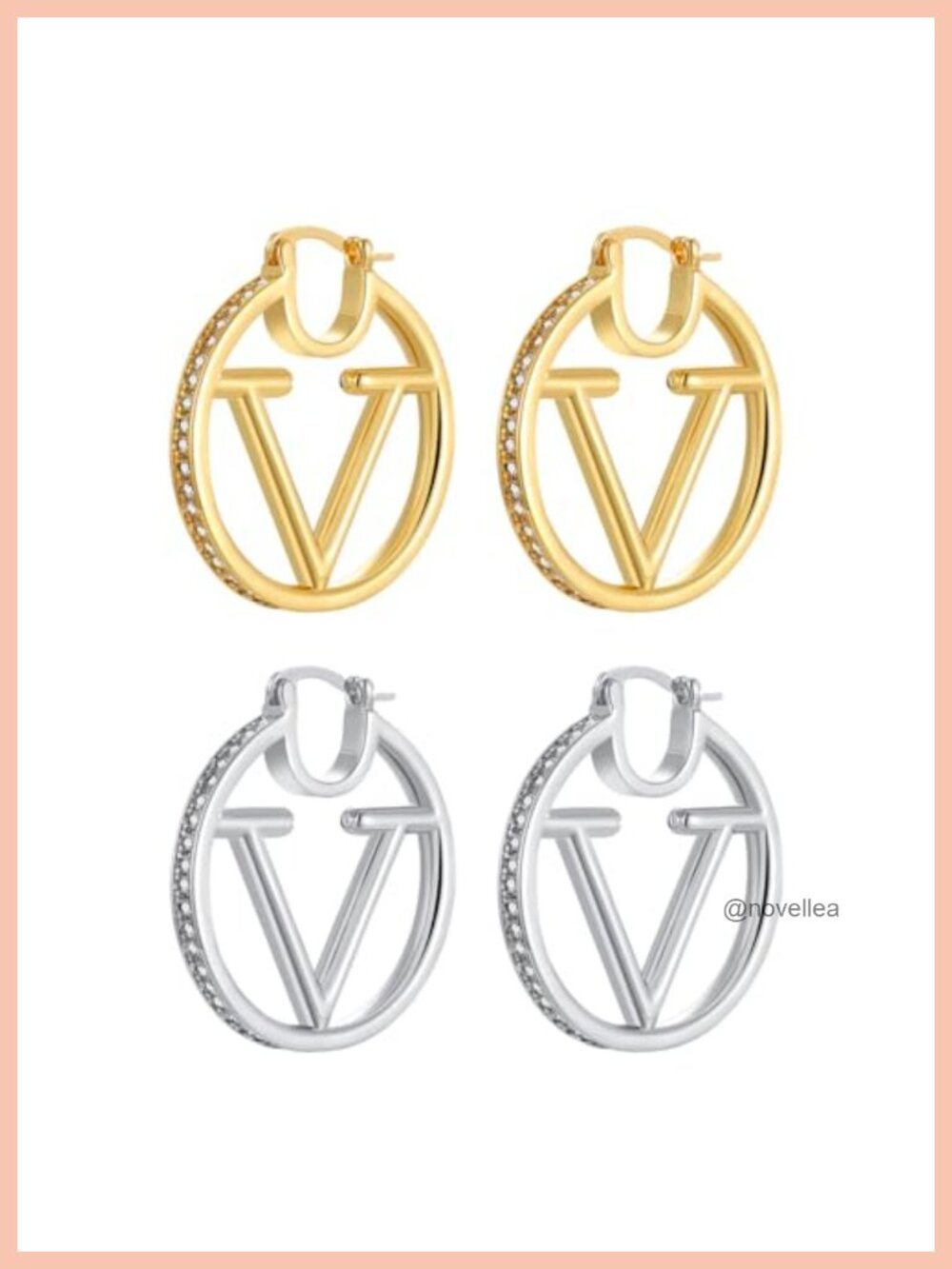 Gold Plated Letter Drop Dangle Earrings Hypoallergenic Gift for Women